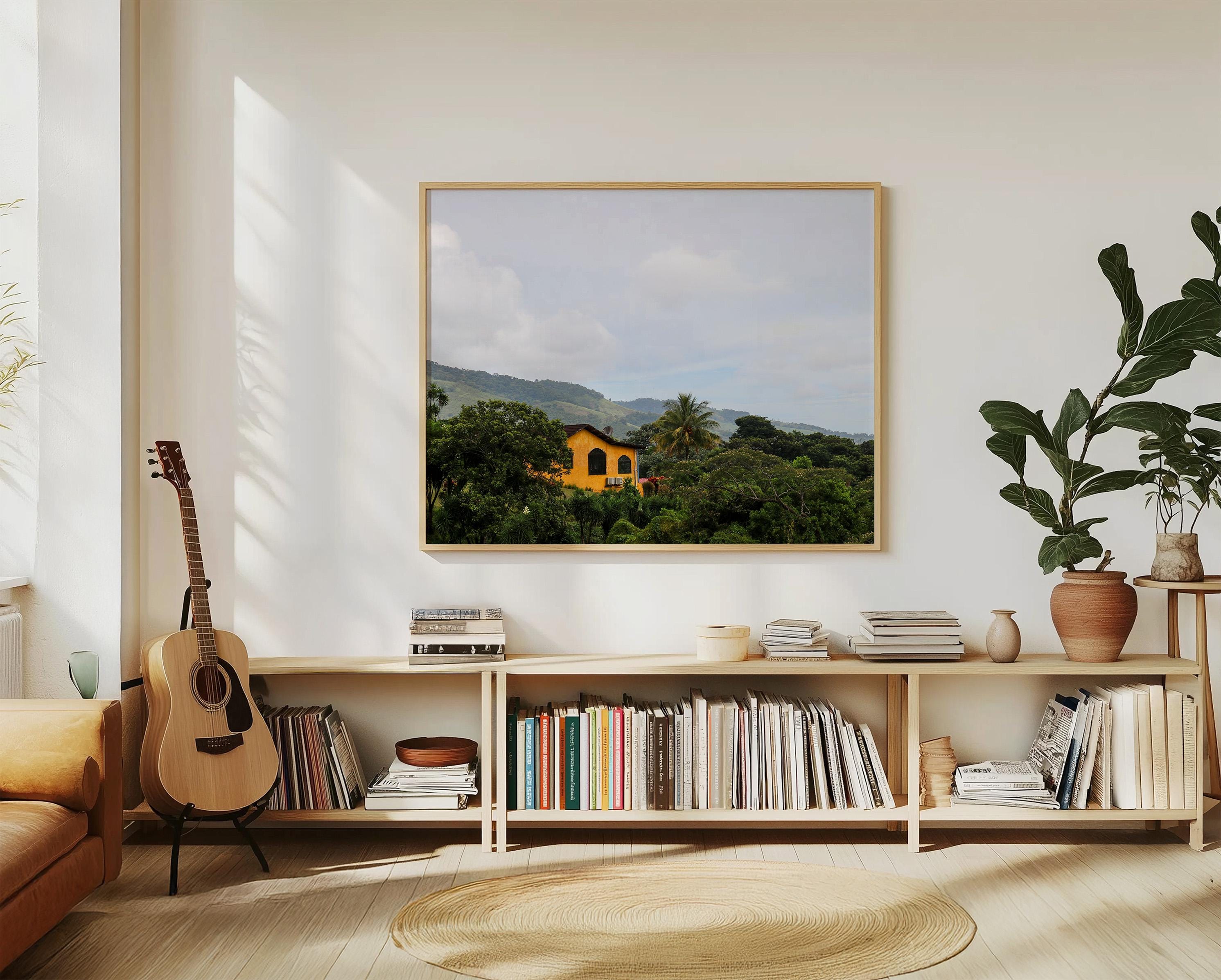 Yellow House in Costa Rica (Landscape), Digital Download