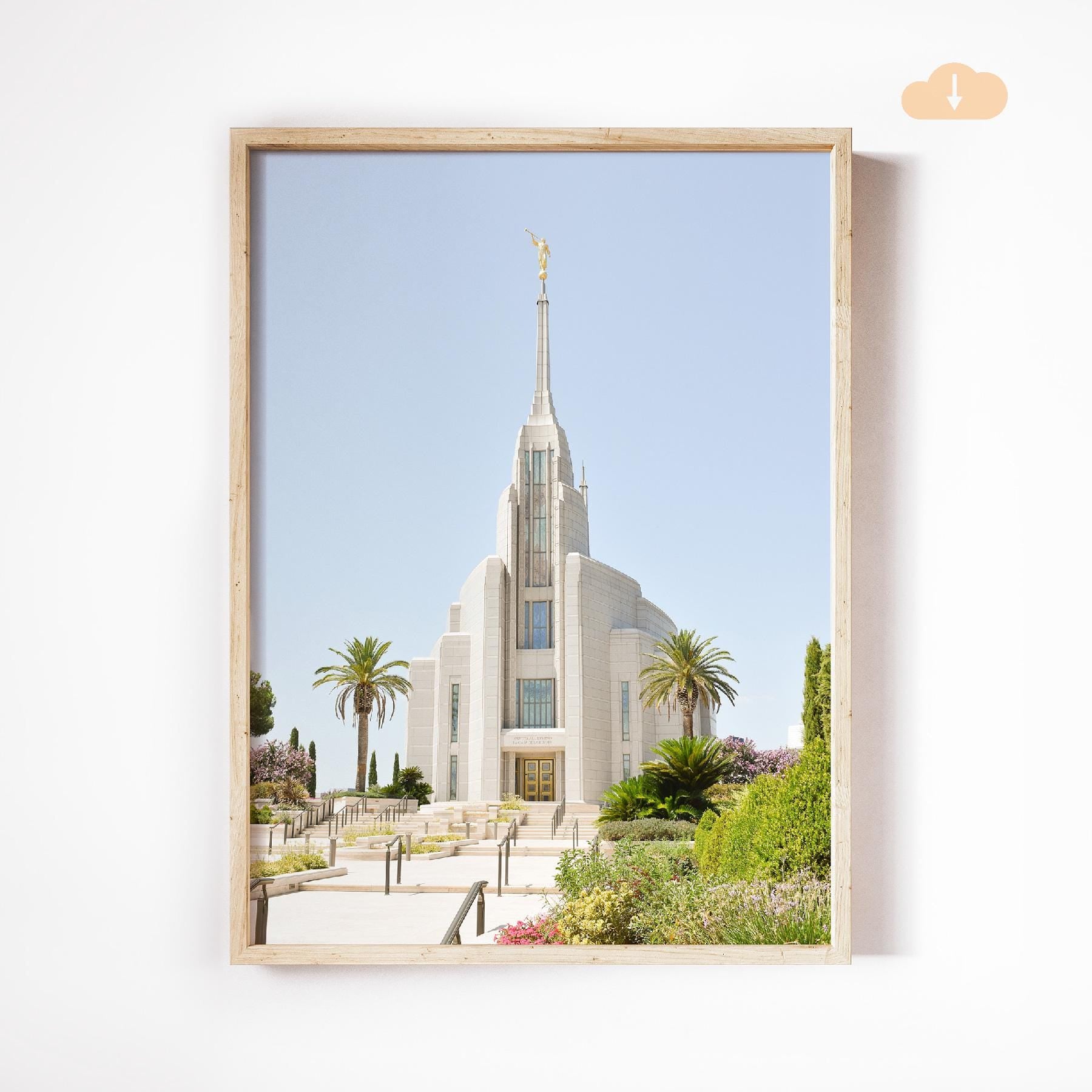 Rome Italy LDS Temple Print 2, Digital Download
