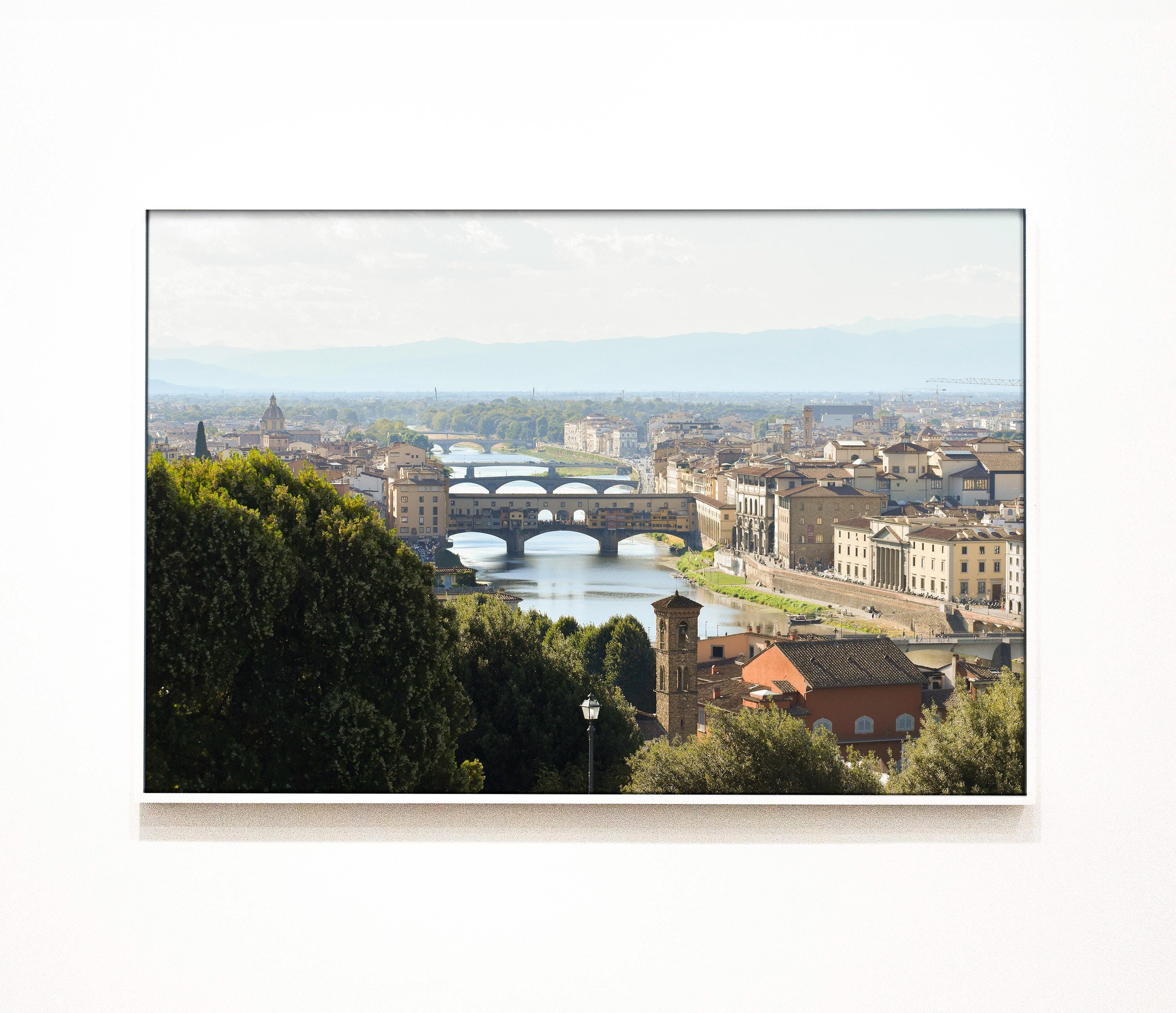 Ponte Vecchio Bridge Landscape Print