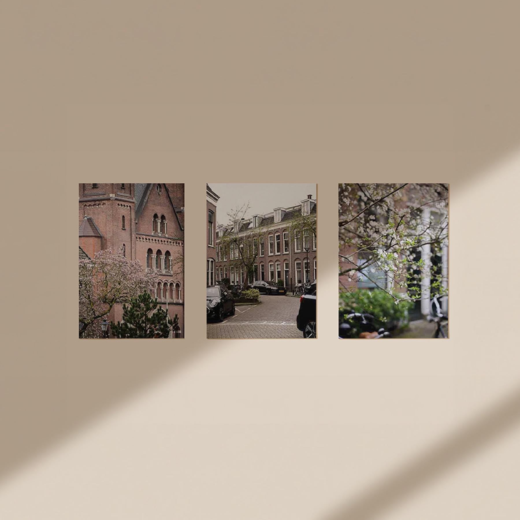 Set of 3 Travel Prints - Utrecht in the Spring - Digital Download