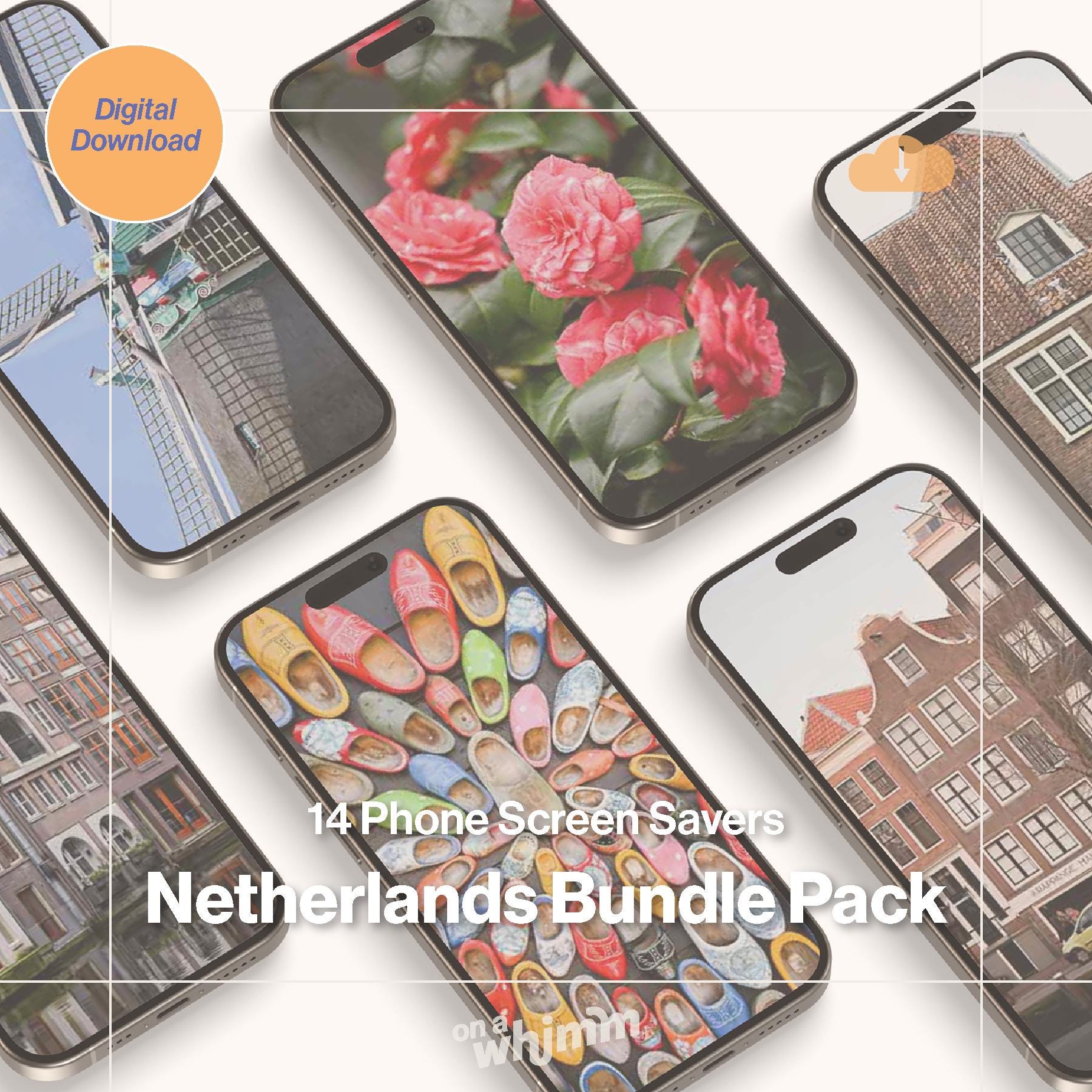 Phone Screensavers - Netherlands Bundle Pack - Digital Download