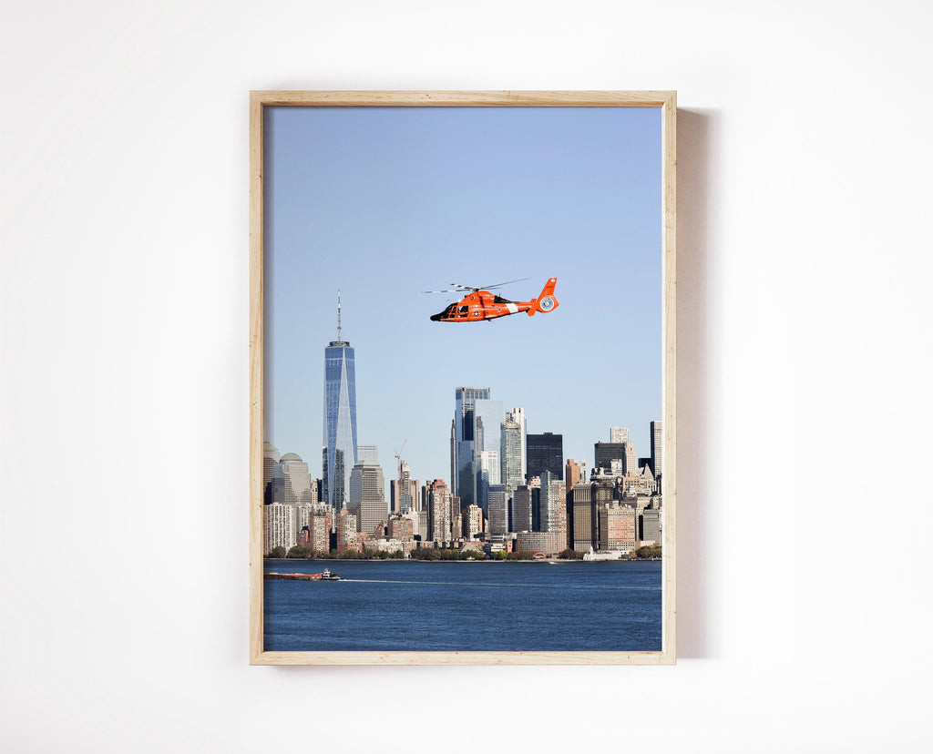 NYC Helicopter Print
