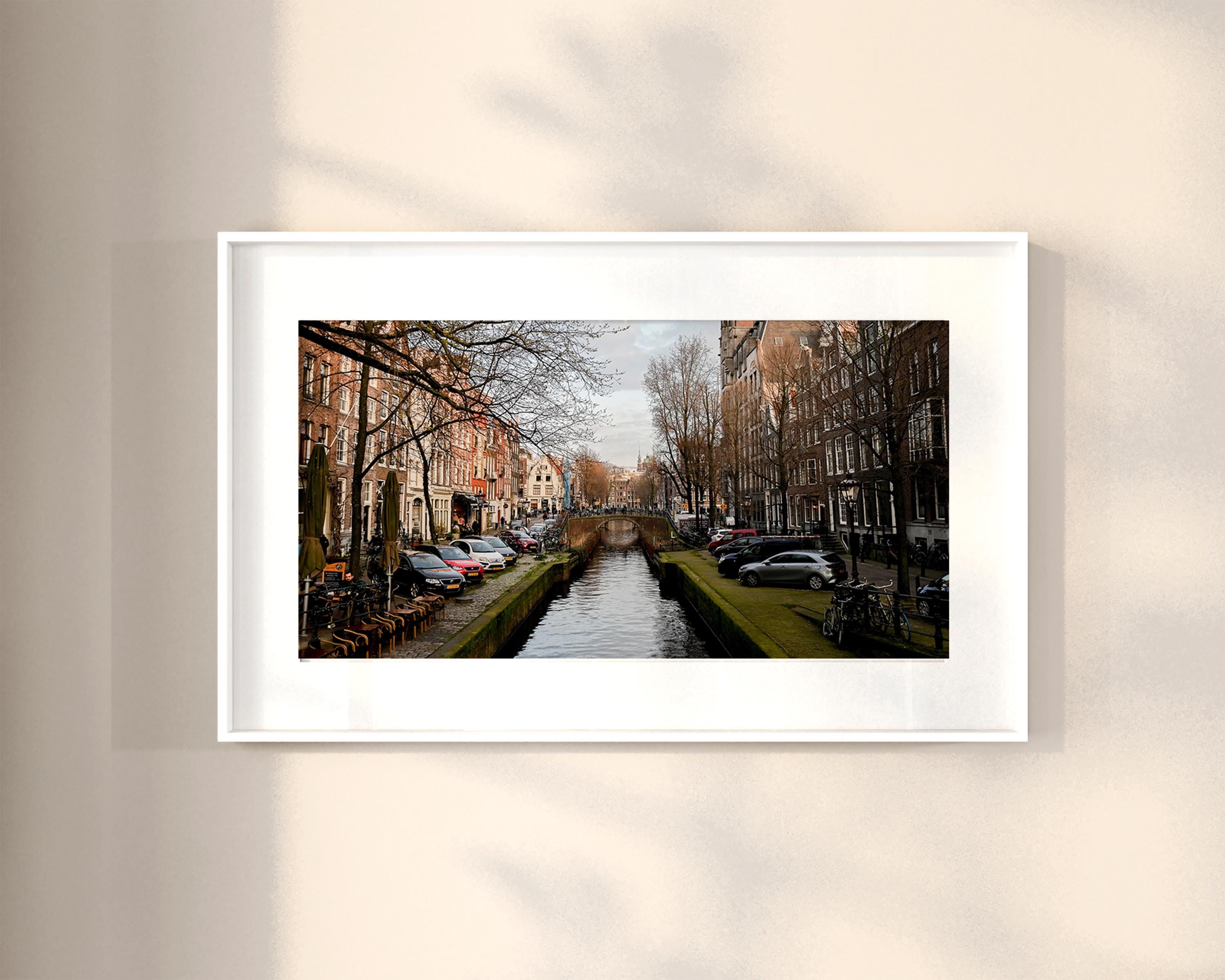 Canal at Sunset in Amsterdam, Digital Download