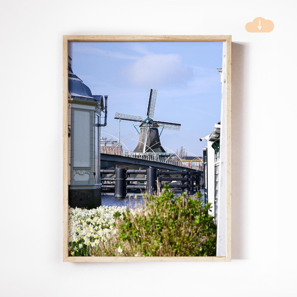 Windmill in the Netherlands, Digital Download