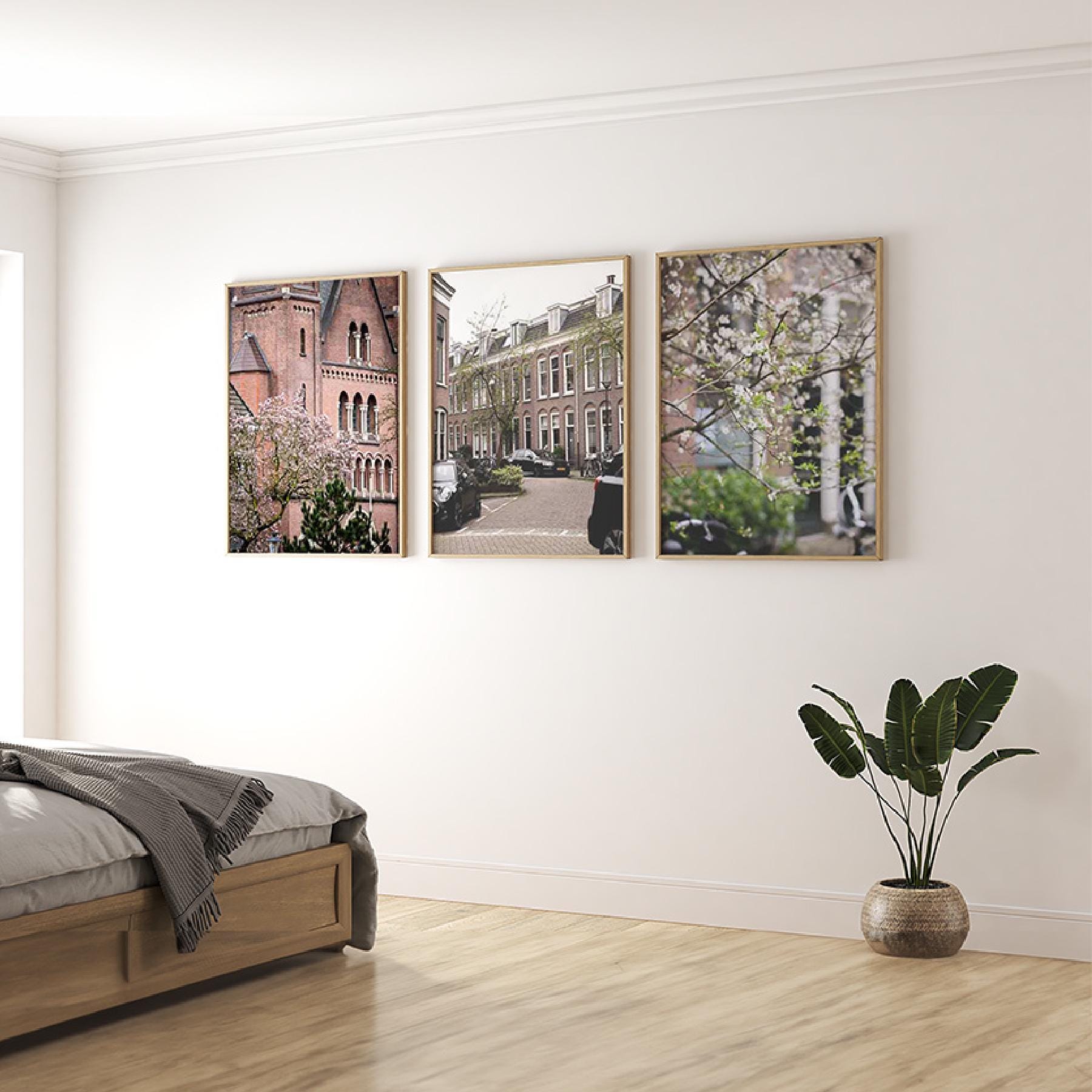 Set of 3 Travel Prints - Utrecht in the Spring - Digital Download