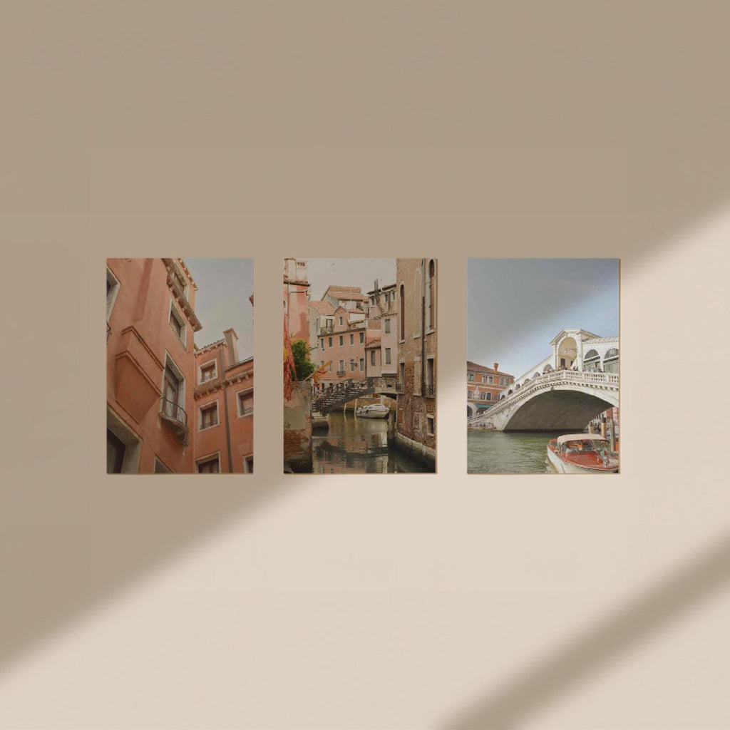 Set of 3 Travel Prints - Venice - Digital Download