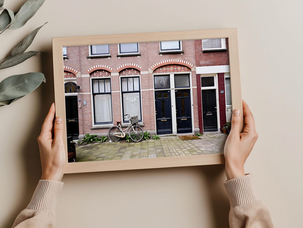 Brick Building with Bike, Digital Download