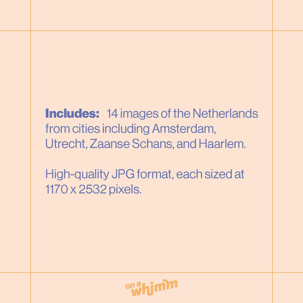 Phone Screensavers - Netherlands Bundle Pack - Digital Download