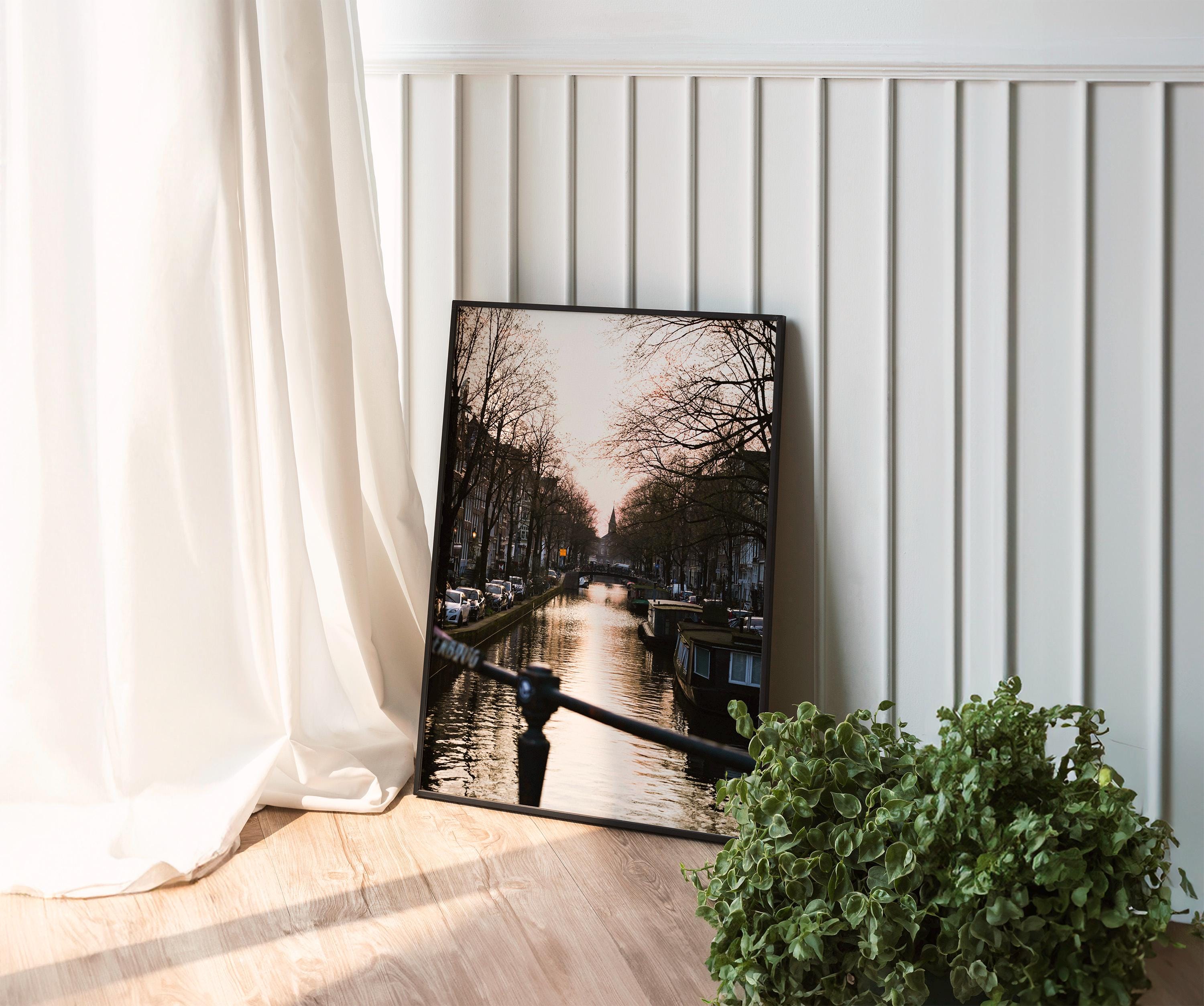 Canal in Amsterdam, Digital Download