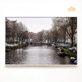 Canal Boats in Amsterdam, Digital Download