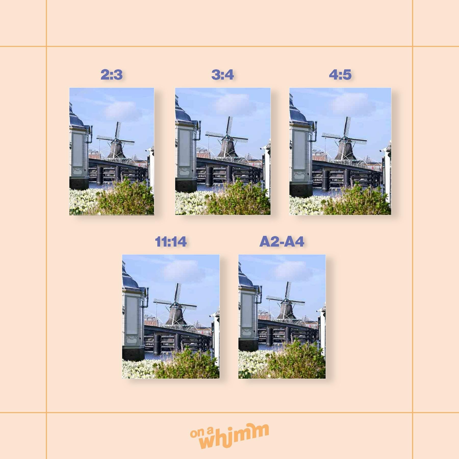Windmill in the Netherlands, Digital Download