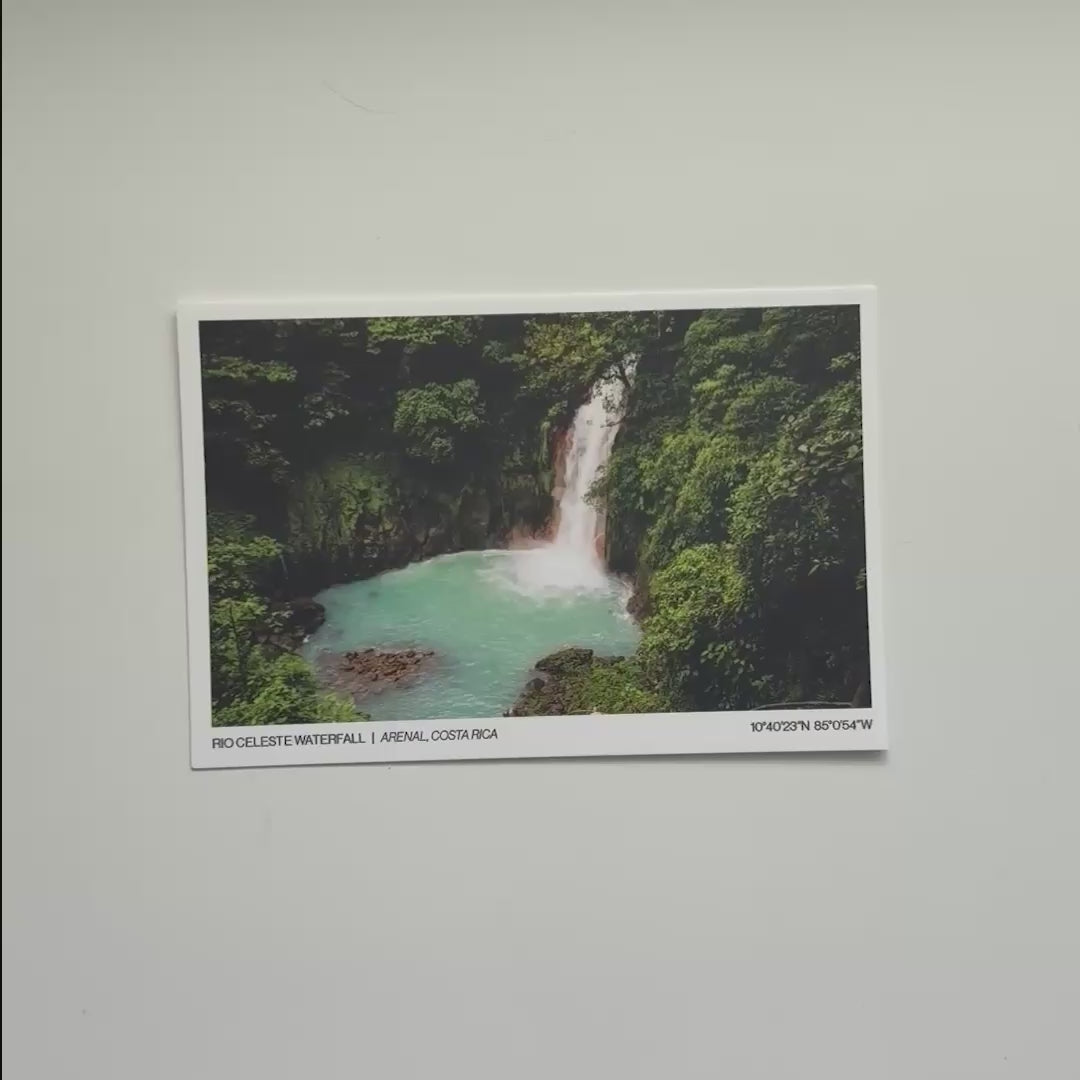 Rio Celeste Waterfall | Arenal, Costa Rica - Post Card